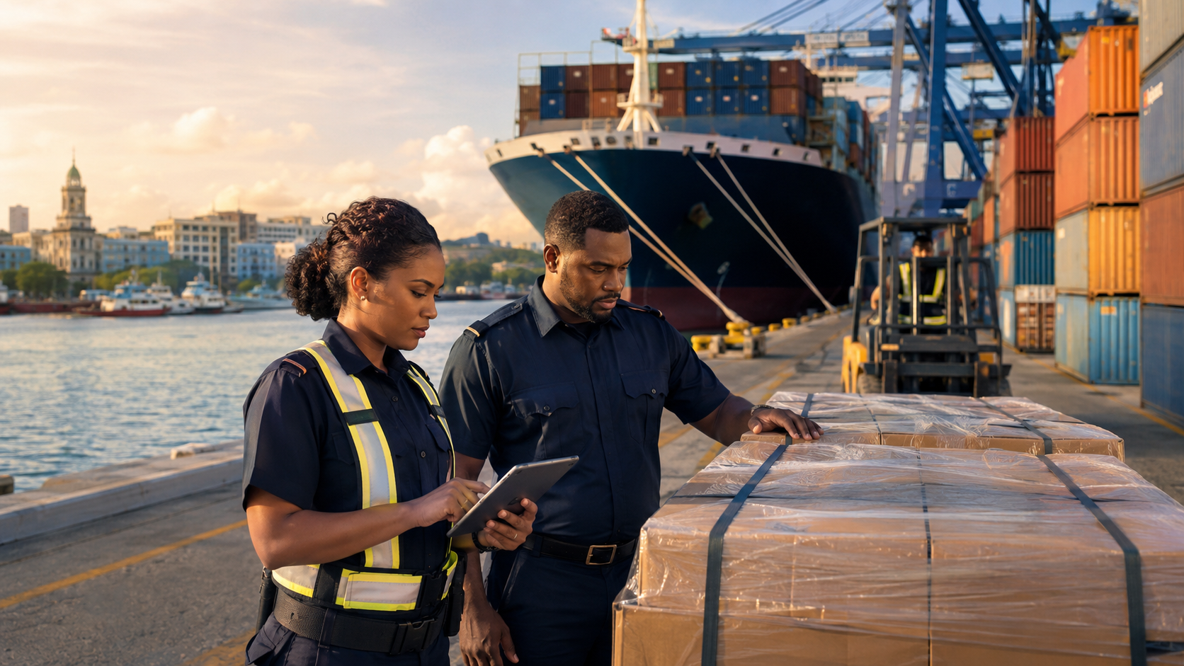 Secure customs and trade services at Bridgetown port